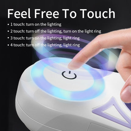 Automatic Retractable LED Dog Leash with RGB Streamer Light | Night Safety Pet Leash